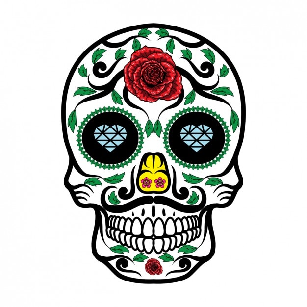 Mexican skull design