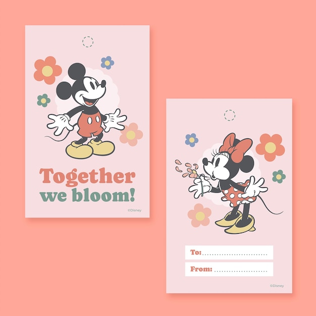 Mickey and Friends Gift Tag