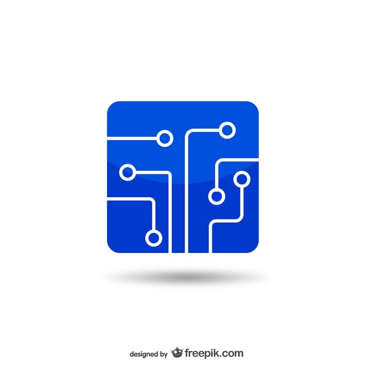 Free Vector microchip