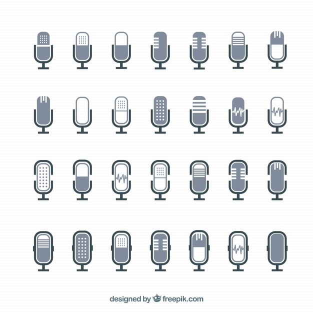 Microphone icons