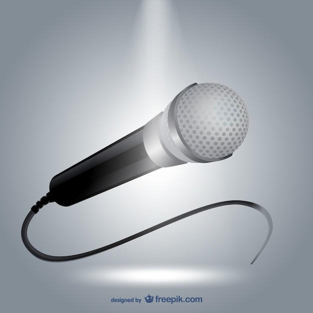Microphone illustration vector