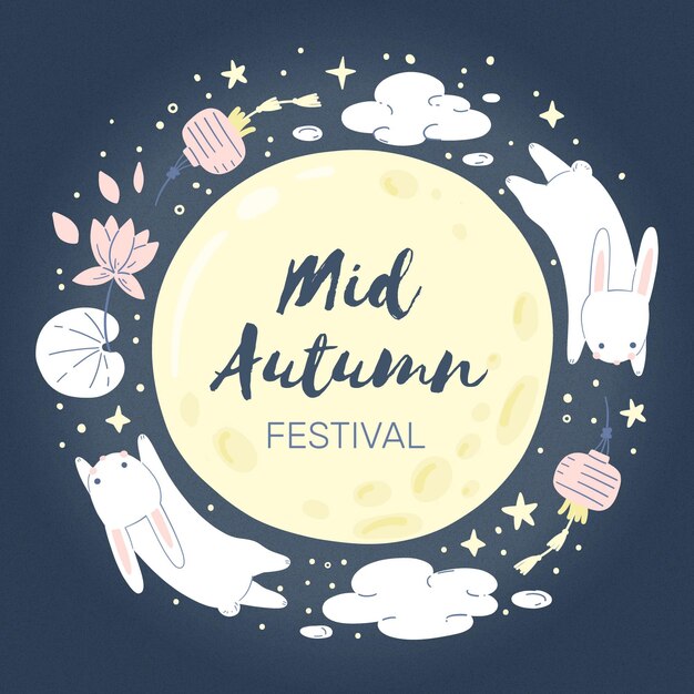 Mid-autumn festival drawn