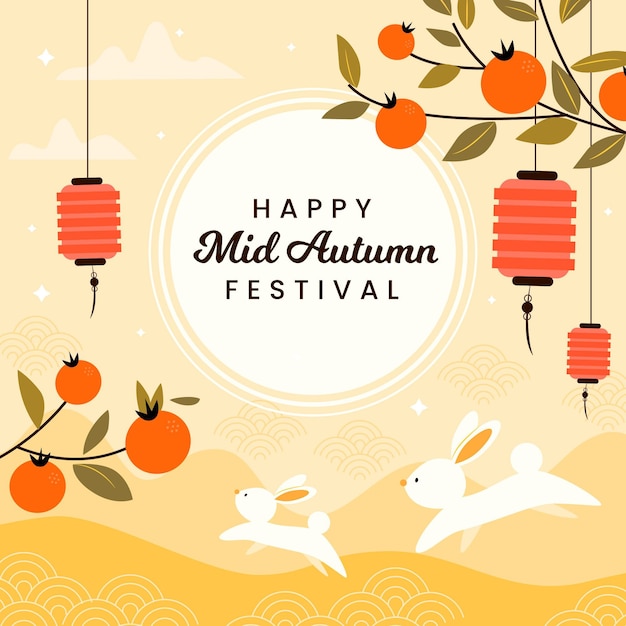 Mid-autumn festival event concept