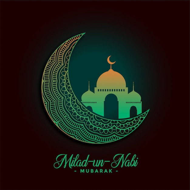 Milad-un-nabi Mubarak festival background