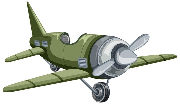 A military jet plane cartoon