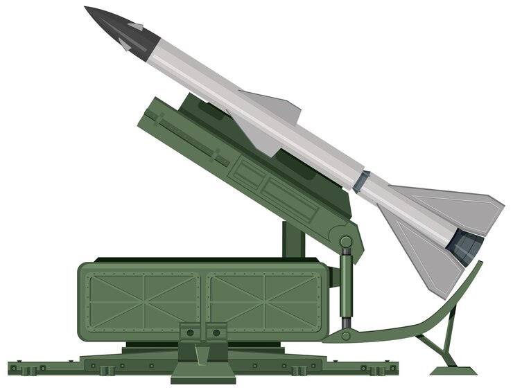 Free Vector military missile launcher vector