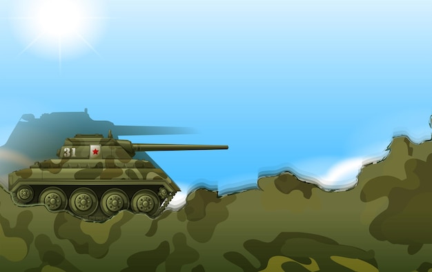 A military tank