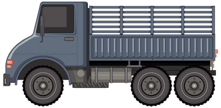 Бесплатный Вектор военная машина на белом фоне