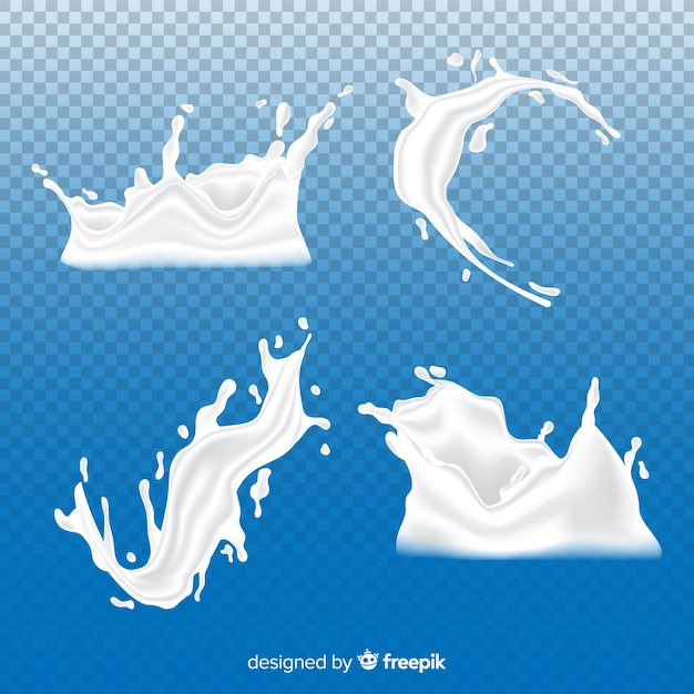 Milk splash collection