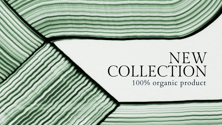 Free Vector minimal abstract art template vector new collection shopping banner