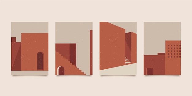 Minimal architecture covers pack