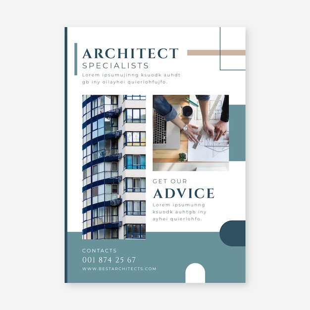 minimal architecture development poster