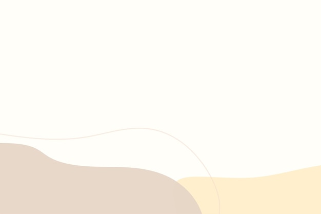 Free vector minimal background, simple cream design vector