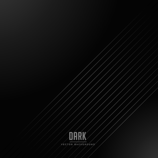 Minimal black background with diagonal lines