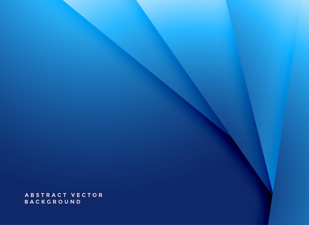 Минимальный синий фон геометрических фигур Бесплатные векторы