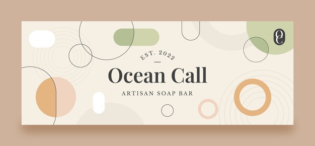 minimal boutique facebook cover template