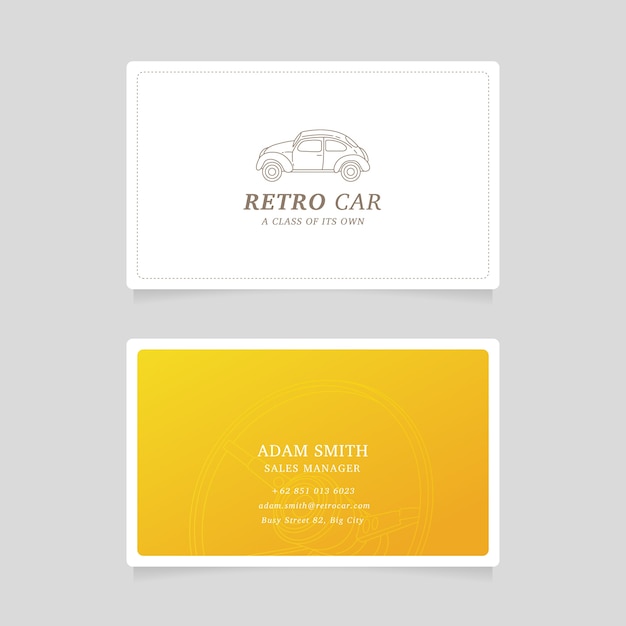 Minimal business card template