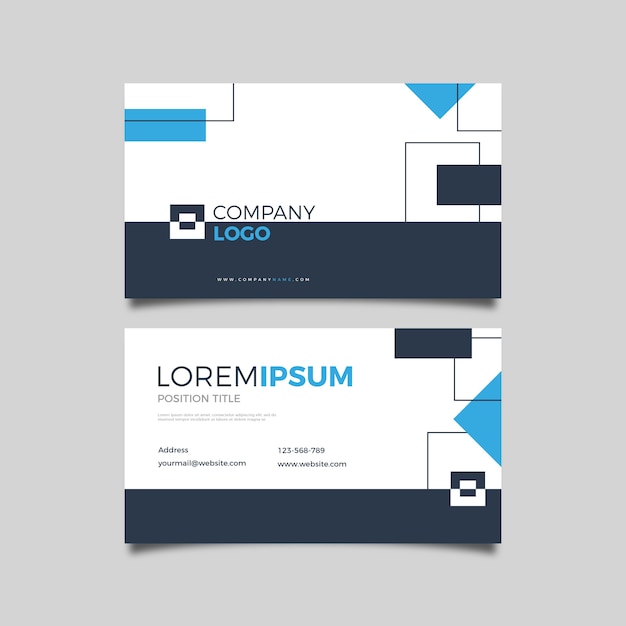 Minimal business card template