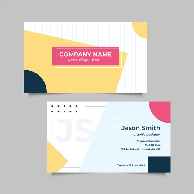 Minimal business card template