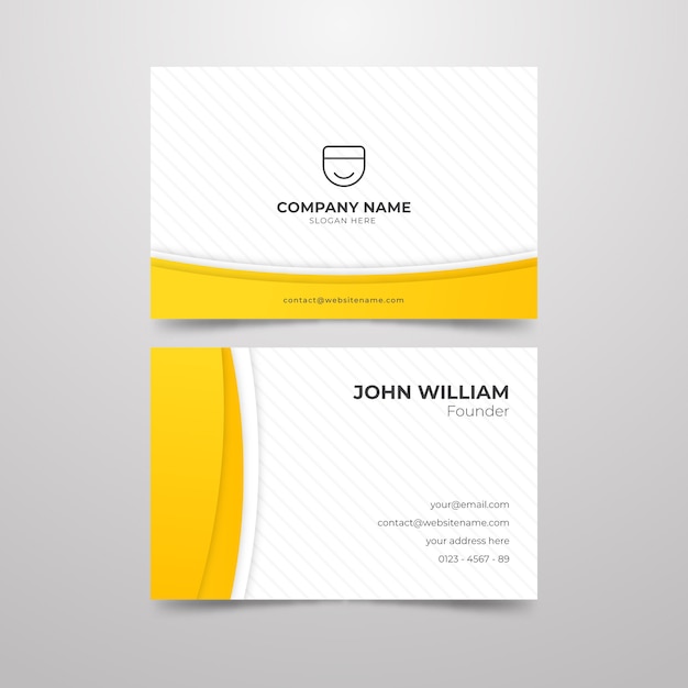 Minimal business card template