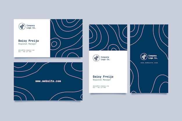 Minimal business card template