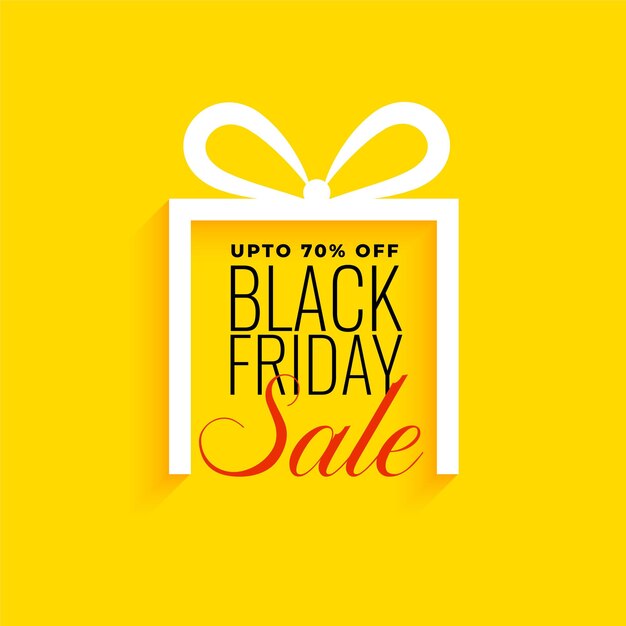 Minimal clean style black friday shopping sale background
