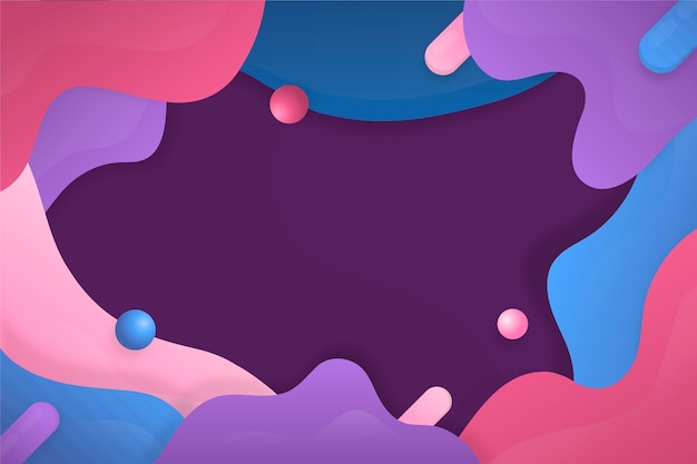 Free vector minimal colorful abstract background