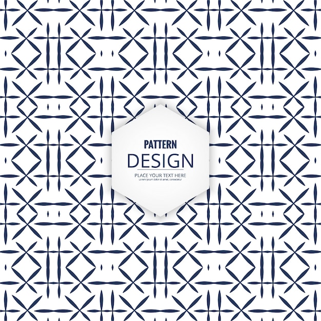 Minimal elegant geometric pattern