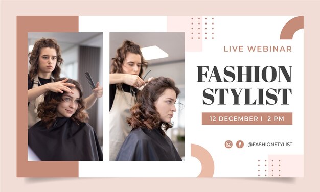 Minimal fashion stylist webinar