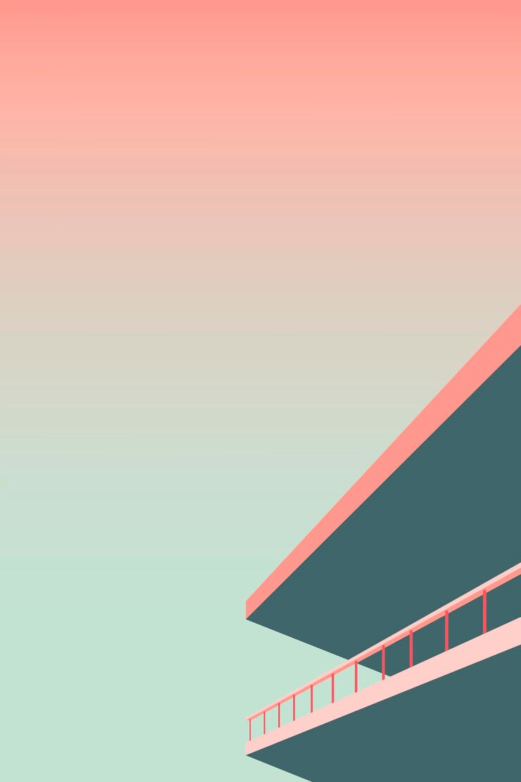 Free Vector minimal fenced roof