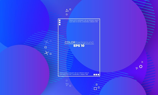 Minimal geometric background gradient shapes composition applicable for gift card poster on wall poster template landing page ui ux coverbook baner social media posted