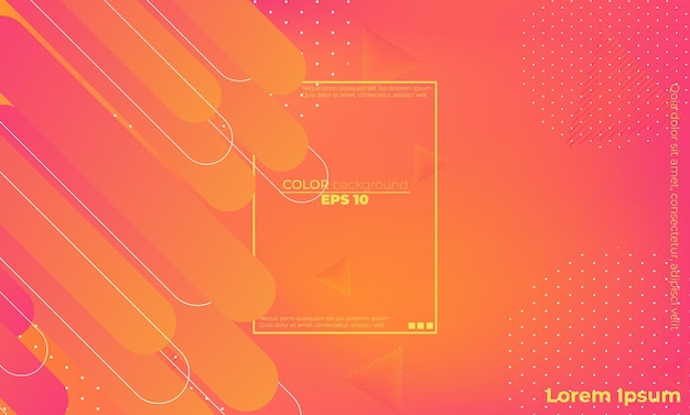 Minimal geometric background gradient shapes composition Applicable for gift card Poster on wall poster template landing page ui ux coverbook baner social media posted