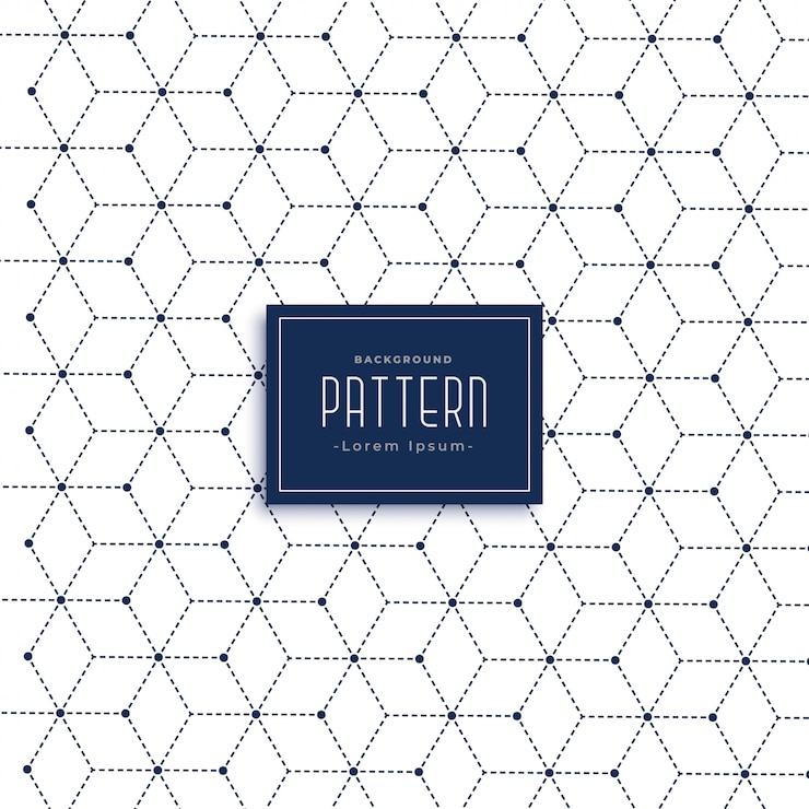 Free Vector minimal geometric lines pattern background