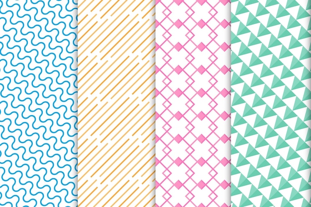 Minimal geometric pattern collection