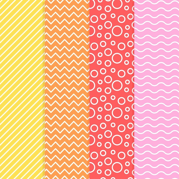 Minimal geometric pattern collection