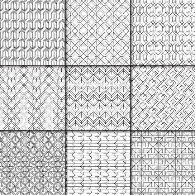 最小限の幾何学的パターンの収集