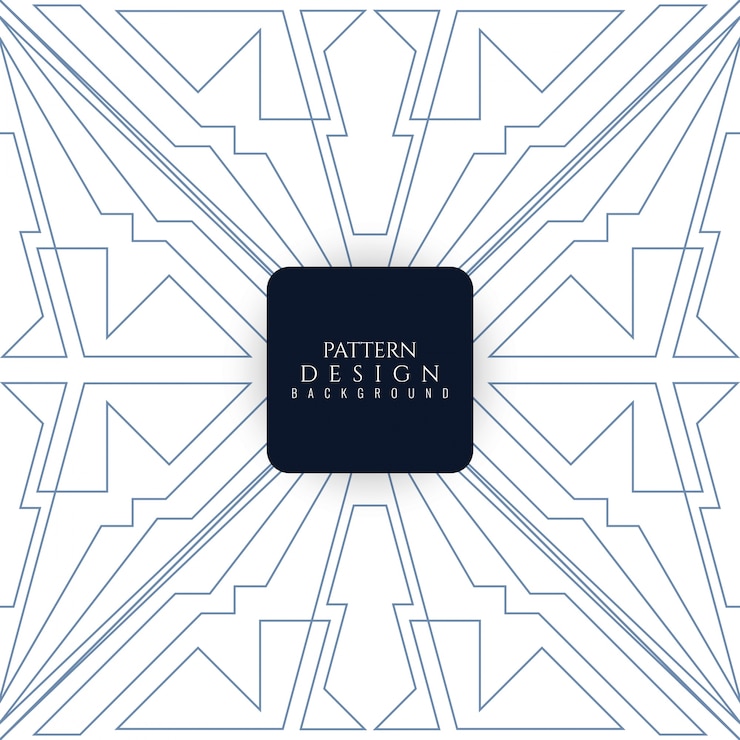Free Vector minimal geometric pattern design