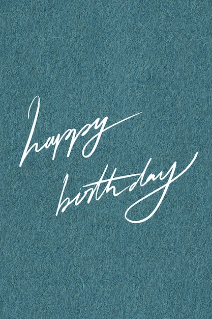 Minimal happy birthday script 