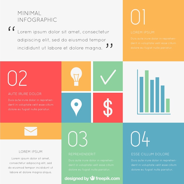 최소 infographic 템플릿