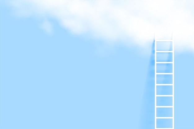 Minimal ladder and realistic cloud background