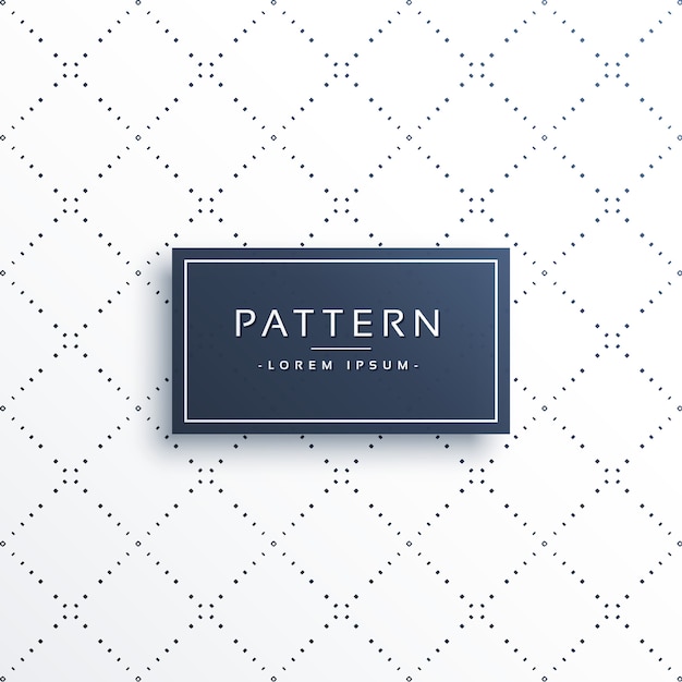 Free vector minimal line dots diamond shape pattern background