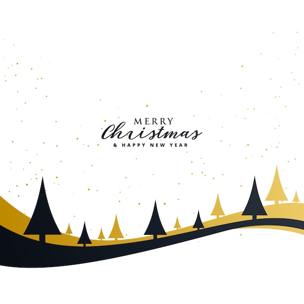 minimal merry christmas premium greeting design