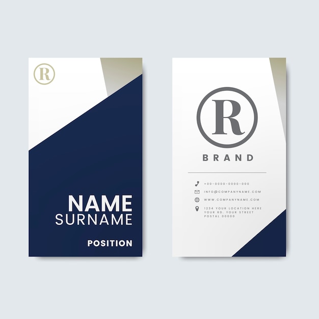 Minimal modern business card 