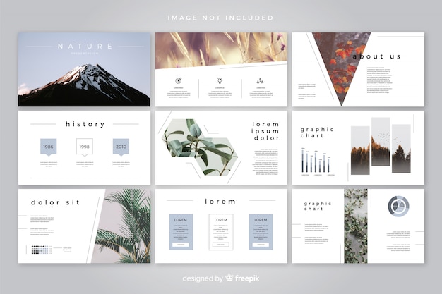 Minimal slides template