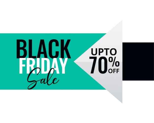 Free vector minimal style black friday sale banner