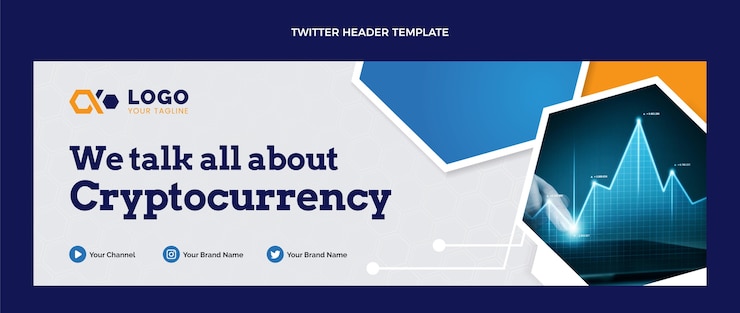 मुफ़्त वेक्टर minimal technology twitter header template
