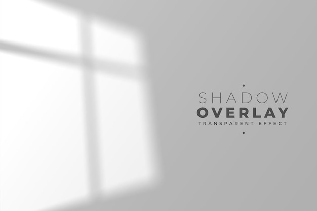 Free vector minimal window frame shadow on gray surface background