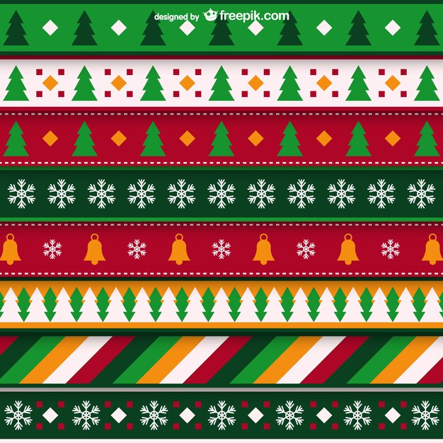 Minimalist Christmas pattern