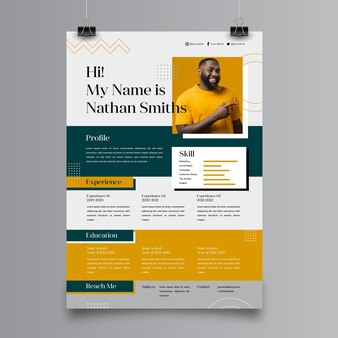 Minimalist curriculum vitae template