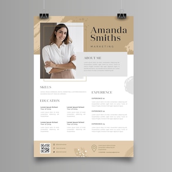 Minimalist cv template